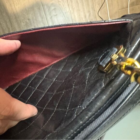 Vintage CHANEL Double Chain Matelasse Quilted Bag - Picture 4 of 16